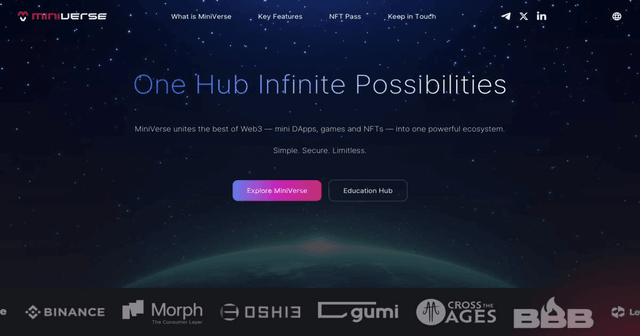 MiniVerse Website